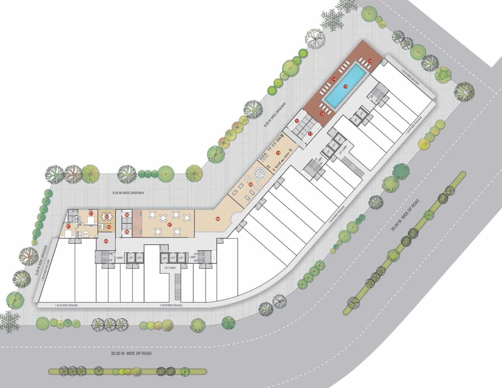 Floor Plan of Commercial Shreeji Infinia in Dwarka, Nashik - Image 280712