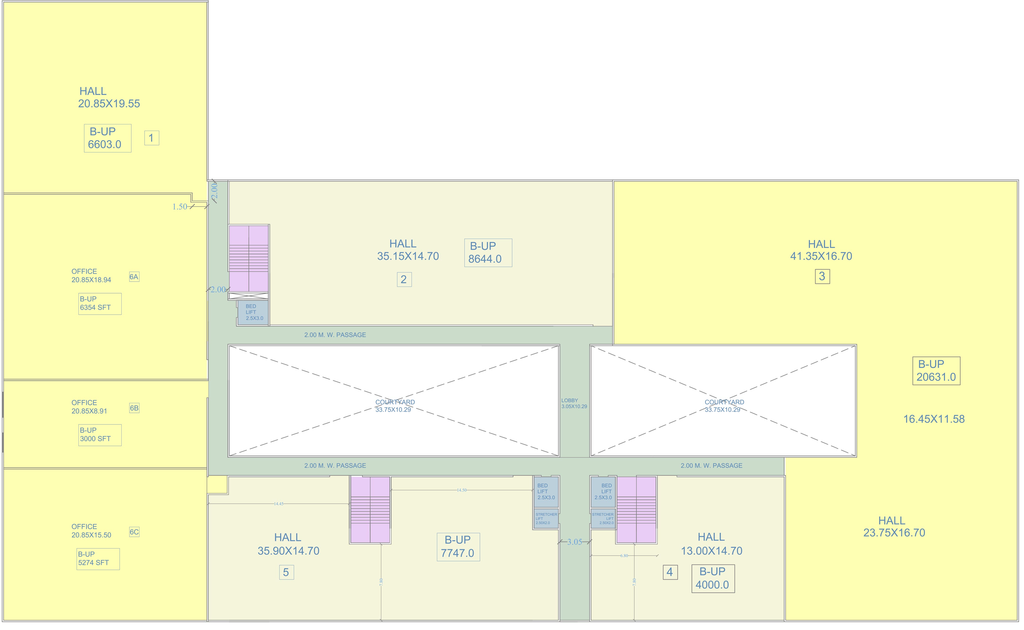 Floor Plan of Deepak Star Plus B in Nashik Road, Nashik - Image 280628