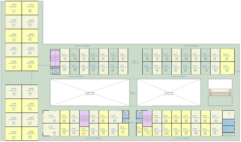Floor Plan of Deepak Star Plus B in Nashik Road, Nashik - Image 280630