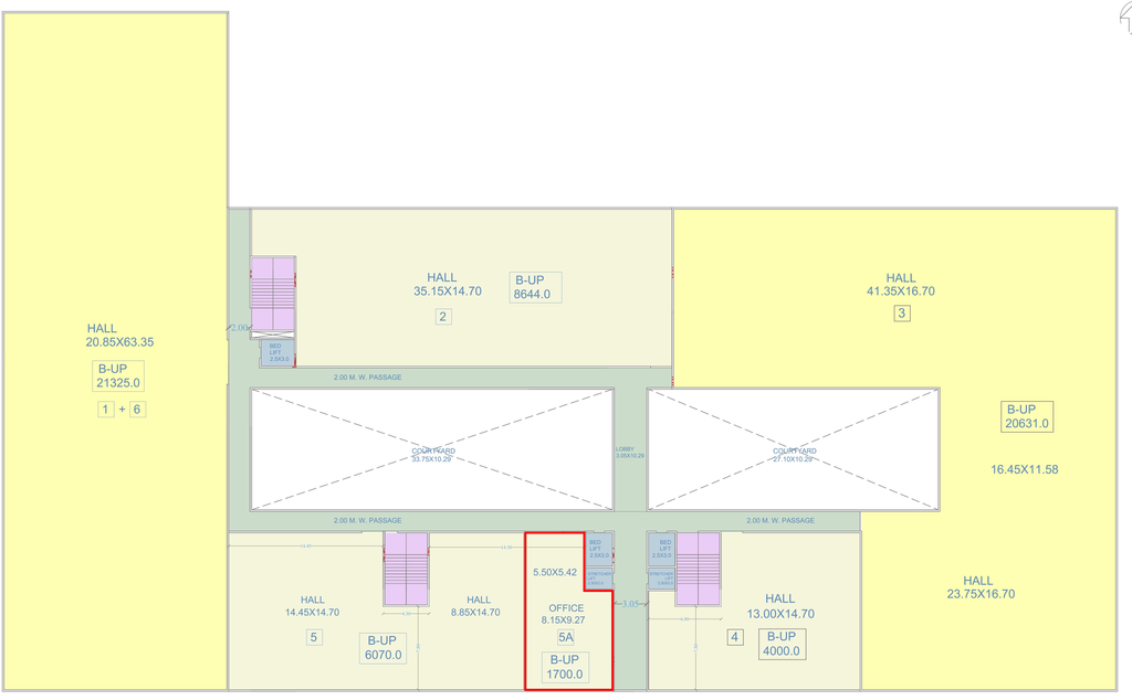 Floor Plan of Deepak Star Plus B in Nashik Road, Nashik - Image 280627