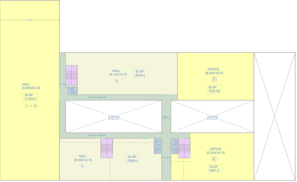 Floor Plan of Deepak Star Plus B in Nashik Road, Nashik - Image 280626