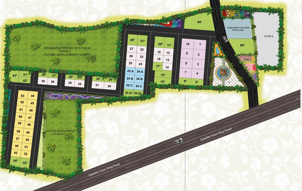 Master Plan of JS Golden Gates Home City in Jigani, Bangalore - Image 335929