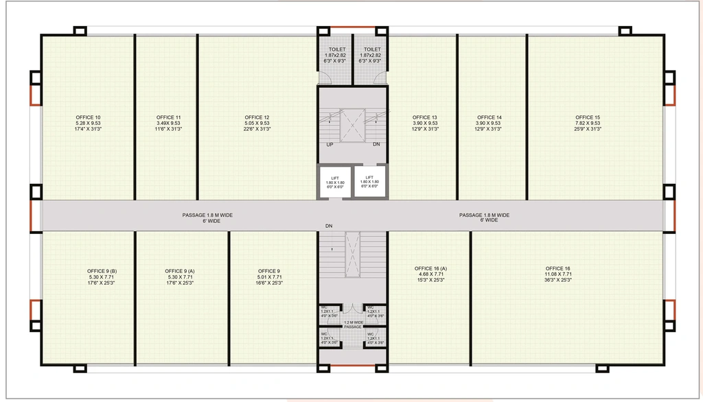 Floor Plan of Vaastu Dweep in Thatte Nagar, Nashik - Image 280857