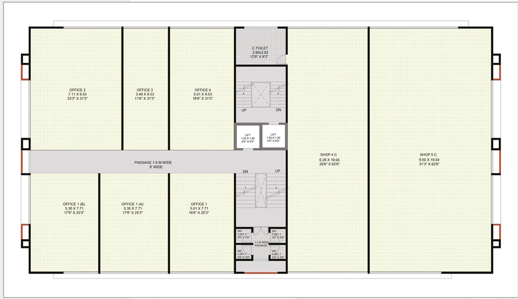 Floor Plan of Vaastu Dweep in Thatte Nagar, Nashik - Image 280855