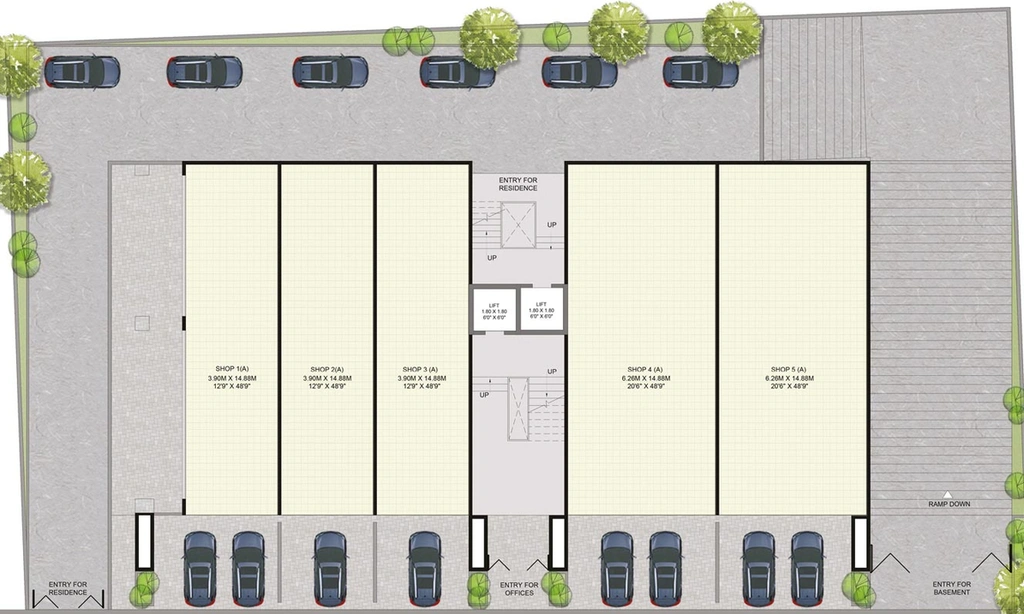 Floor Plan of Vaastu Dweep in Thatte Nagar, Nashik - Image 280859
