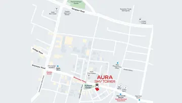Location of Commercial Aura Sky Tower - Image 280805