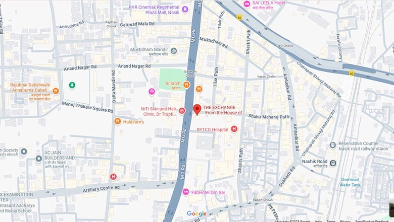 Location of Viraj The Exchange in Govind Nagar, Nashik - Image 280927