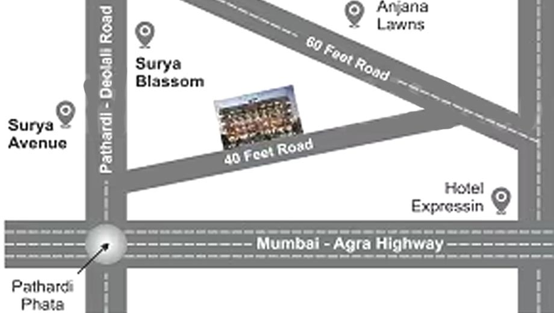 Location of Surya Florence in Pathardi Phata, Nashik - Image 280851