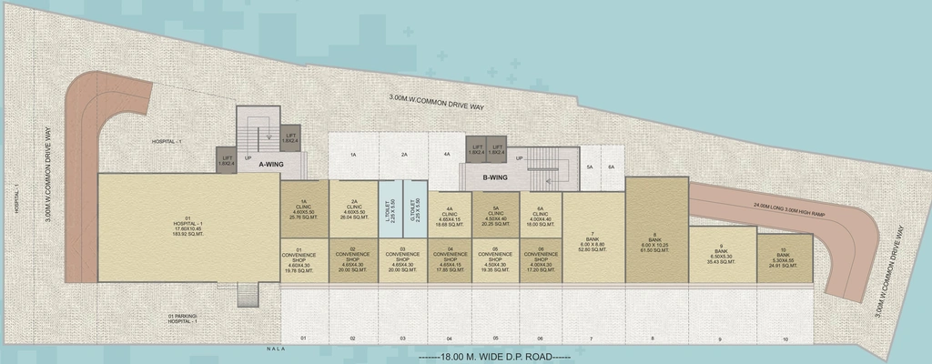 Floor Plan of Archit Sai Avenue in Mumbai Naka, Nashik - Image 280587