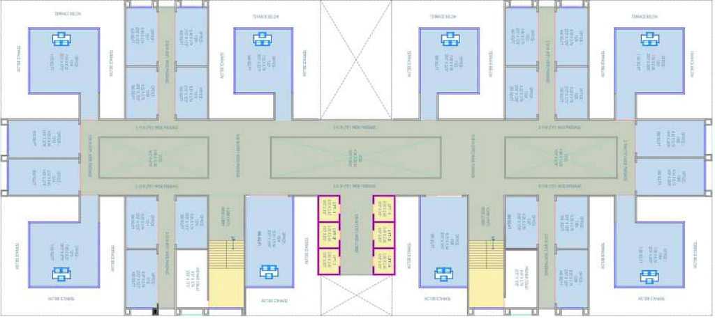 Floor Plan of Deepak Star World A in Govind Nagar, Nashik - Image 280843