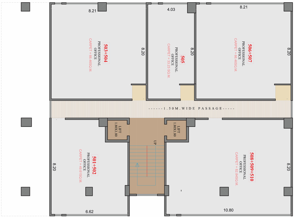 Floor Plan of Archit Bhaskar Adroit in Sharanpur, Nashik - Image 280614