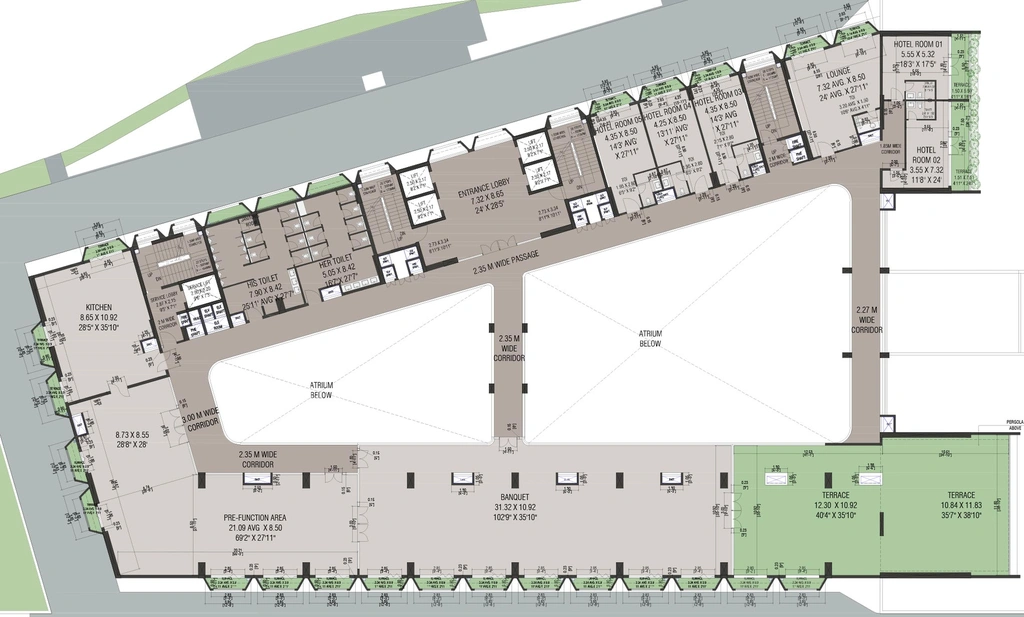 Floor Plan of Emporio 1 at Quillion Park in Govind Nagar, Nashik - Image 280869