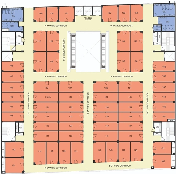 Floor Plan of Uniwest Arcade in Sector 104, Noida - Image 304930