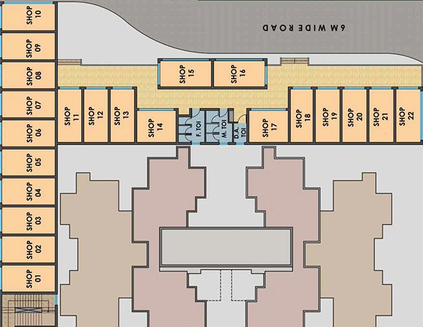 Floor Plan of Signature Global Signum 89 in Sector 89, Gurgaon - Image 368619