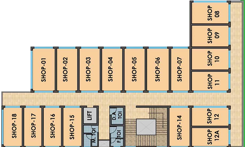 Floor Plan of Signature Global Signum 89 in Sector 89, Gurgaon - Image 368618