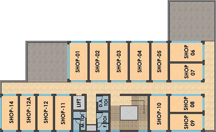 Floor Plan of Signature Global Signum 89 in Sector 89, Gurgaon - Image 368617