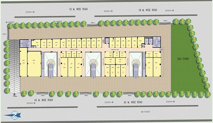 Master Plan of AIMS Central Plaza in Sector 4, Greater Noida - Image 307267