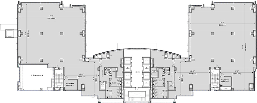 Floor Plan of Milestone Experion Centre in Sector 15, Gurgaon - Image 368481