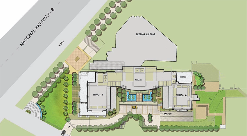 Master Plan of Milestone Experion Centre in Sector 15, Gurgaon - Image 368480