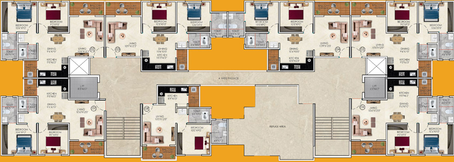 Floor Plan of Namoh Shine City in Chikhali, Pune - Image 24694