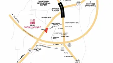 Location of HLP Social Square - Image 367573