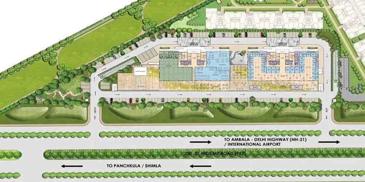 Master Plan of Sushma Metropol in Zirakpur, Chandigarh - Image 367651