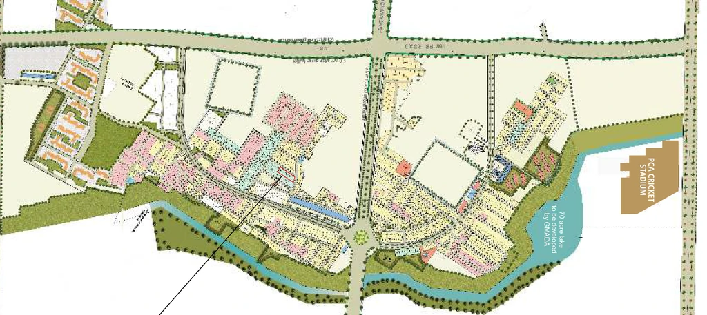 Master Plan of Manohar Palm Residency in Mullanpur Garibdass, Chandigarh - Image 369350