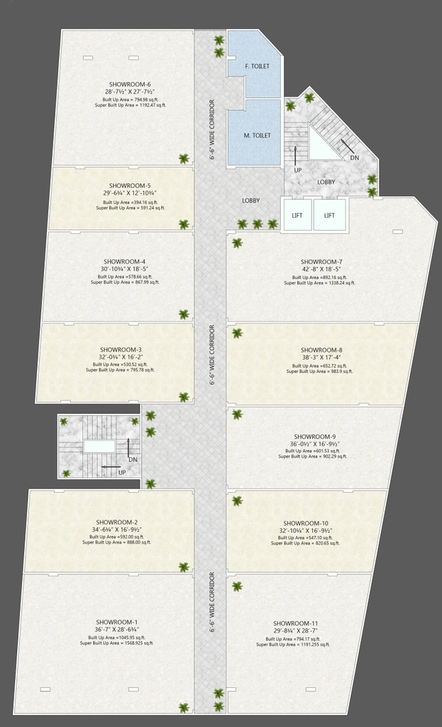 Floor Plan of Chordias Kosmos in Gopalpura, Jaipur - Image 314769