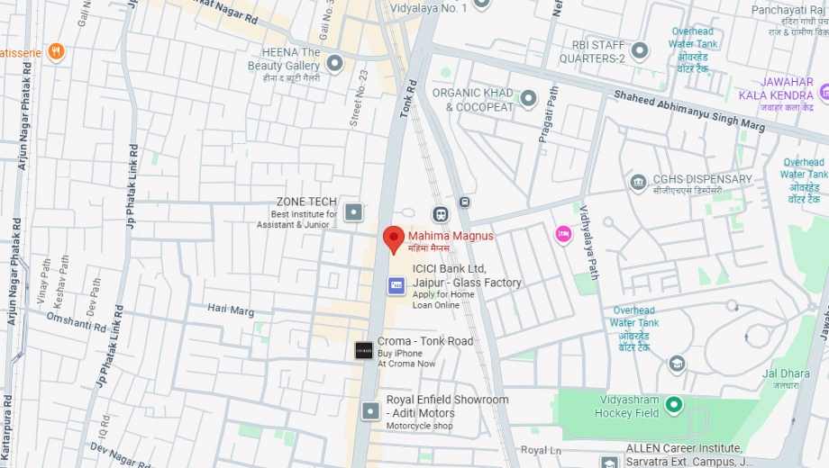 Location of Mahima Magnus in Tonk Road, Jaipur - Image 316191