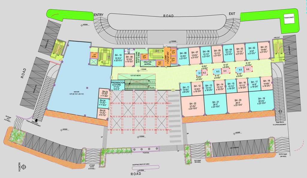 Master Plan of Unique Mansarovar Plaza in Mansarovar, Jaipur - Image 316152