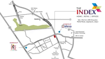 Location of Commercial Sankalp The Index - Image 316141
