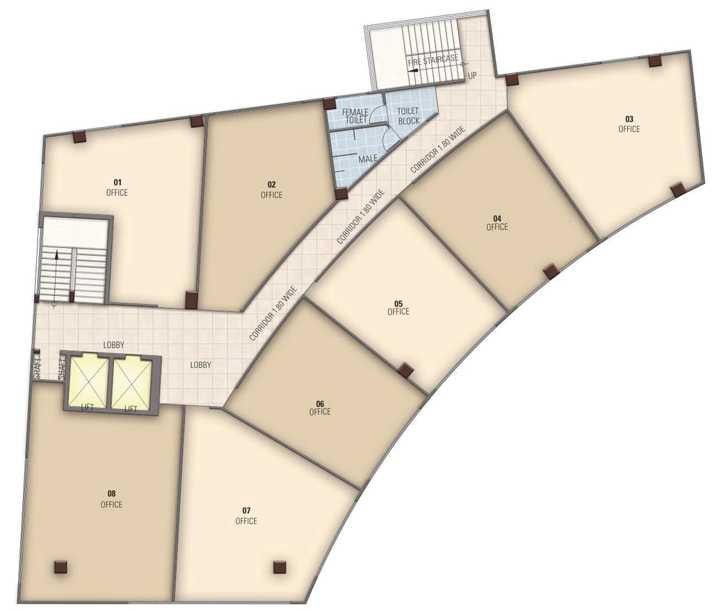 Floor Plan of Vatsal The Elysian in Sodala, Jaipur - Image 369045