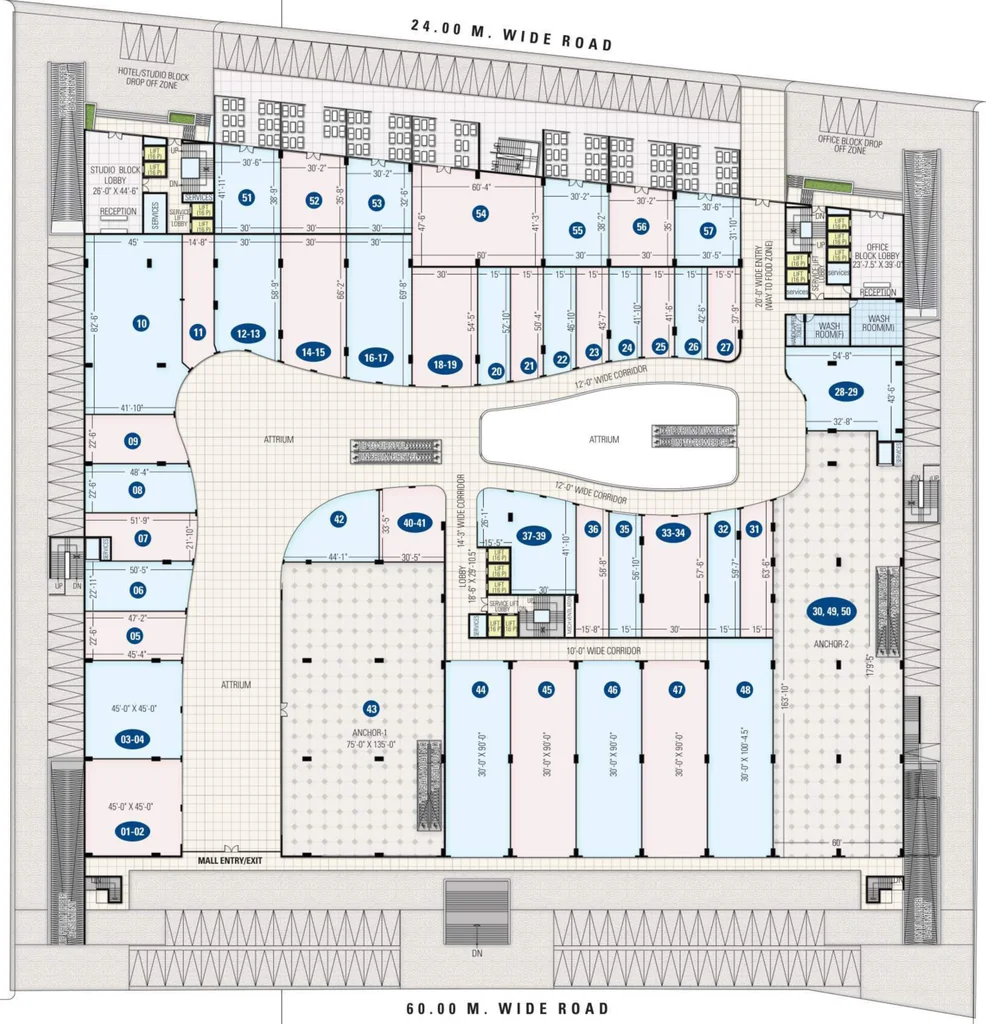Master Plan of Manglam Pink Walk in Jagatpura, Jaipur - Image 315512