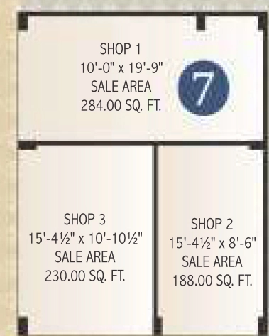 Floor Plan of Commercial Vardhmans Sampada in Vaishali Nagar, Jaipur - Image 368385