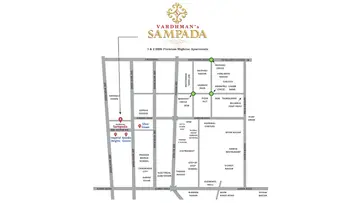 Location of Commercial Vardhmans Sampada - Image 368386