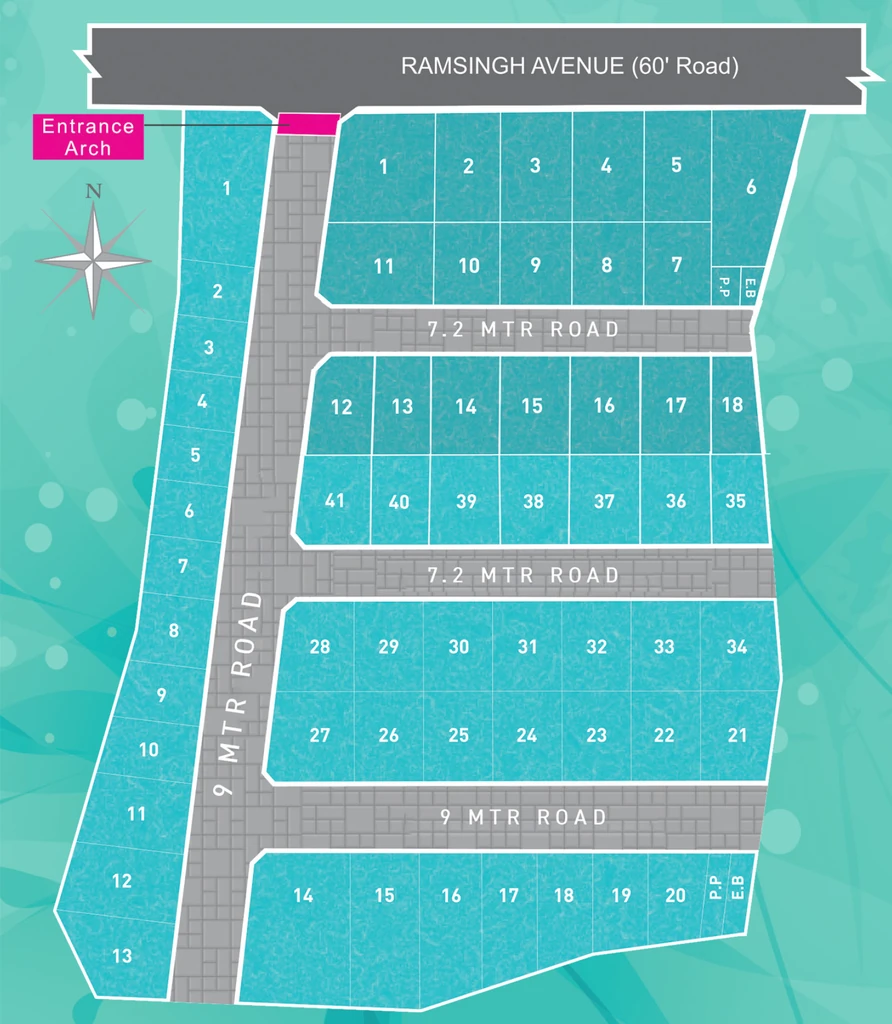 Master Plan of Stone and Acres Flora O2 in Ponmar, Chennai - Image 320474