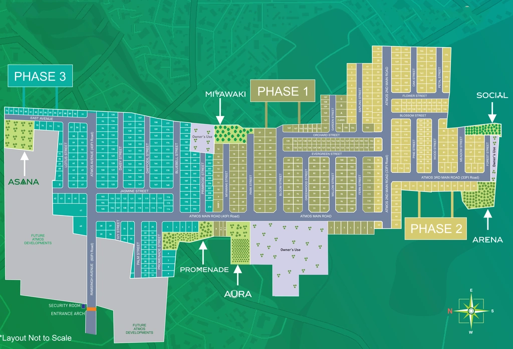 Master Plan of Stone And Acres Atmos Phase 3 in Ponmar, Chennai - Image 320497