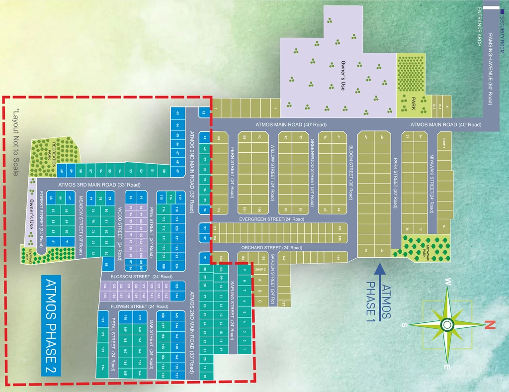 Master Plan of Stone And Acres Atmos Phase 2 in Ponmar, Chennai - Image 320572