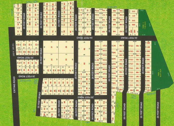 Master Plan of SND Royal Divine in Red Hills, Chennai - Image 360304