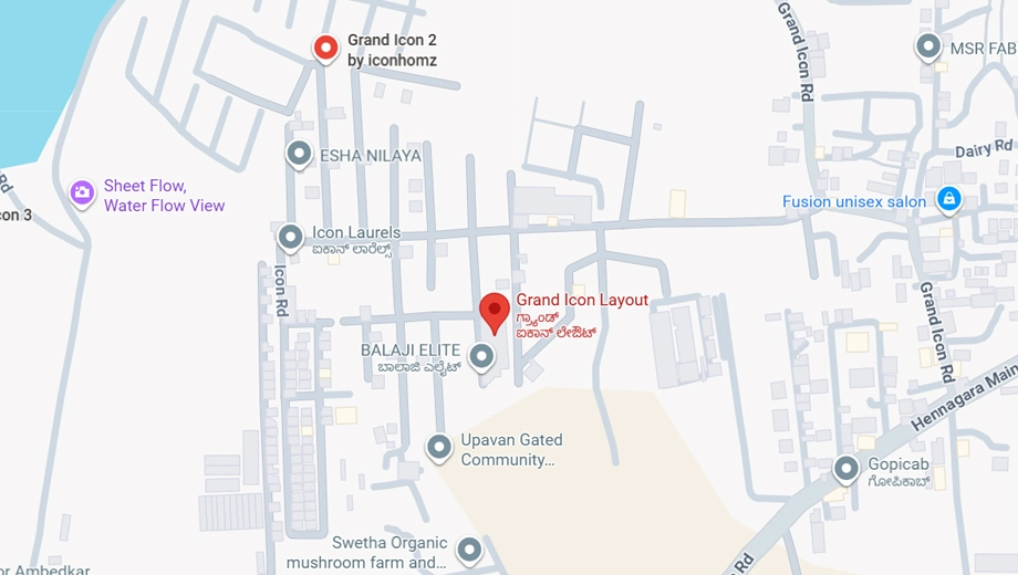 Location of Icon Grand Icon 1 in Bommasandra, Bangalore - Image 333967