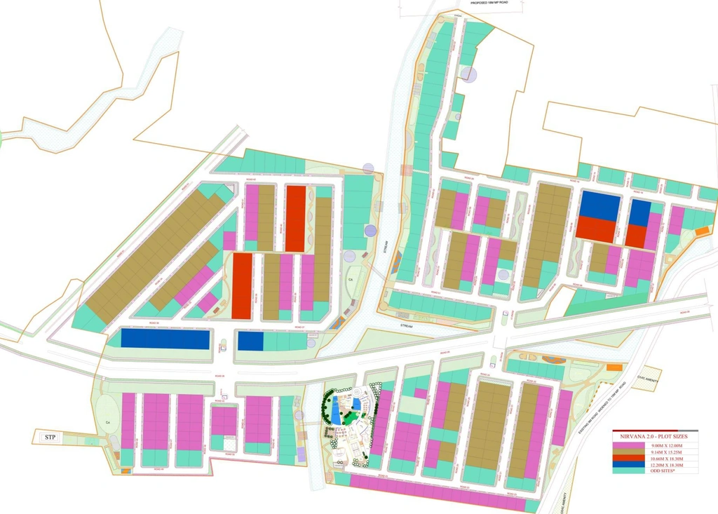 Master Plan of Goyal Orchid Nirvana 2.0 in Devanahalli, Bangalore - Image 328519
