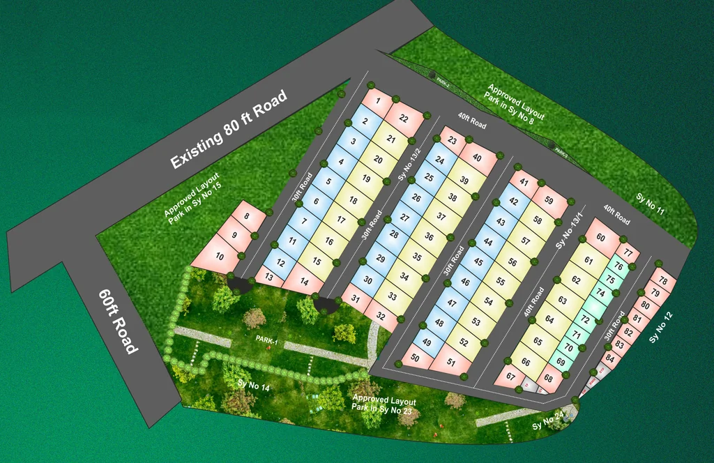 Master Plan of RS Ataraxis in Vajarahalli, Bangalore - Image 333988