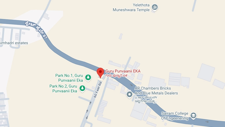 Location of Guru Punvaanii Eka in Anekal, Bangalore - Image 332756