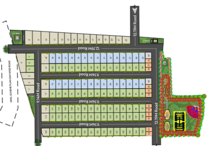Master Plan of KNS Amora in Mysore Road, Bangalore - Image 300230