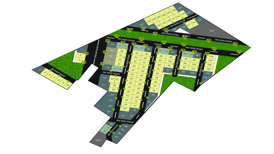 Master Plan of KNS Athena Phase 2 in Dasanapura, Bangalore - Image 331004
