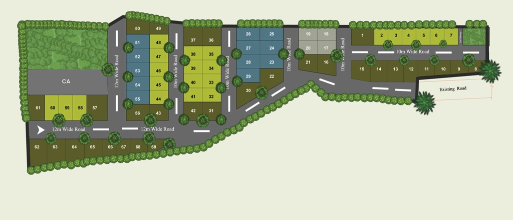 Master Plan of KNS Aadrika in Dodderi, Bangalore - Image 331014