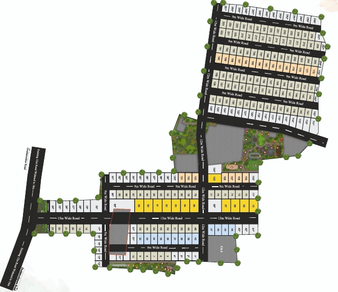 Master Plan of KNS Fresco in Doddaballapur Road, Bangalore - Image 331010