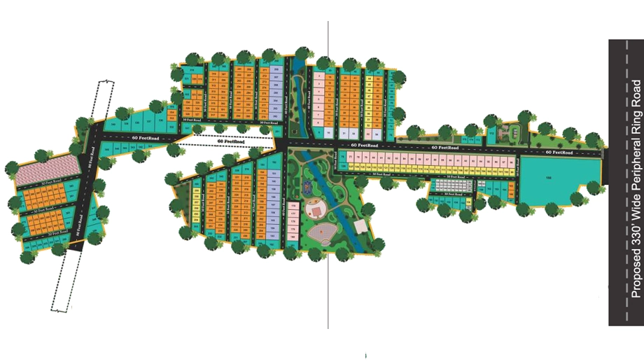 Master Plan of KNS Anirvan in Magadi Road, Bangalore - Image 330995