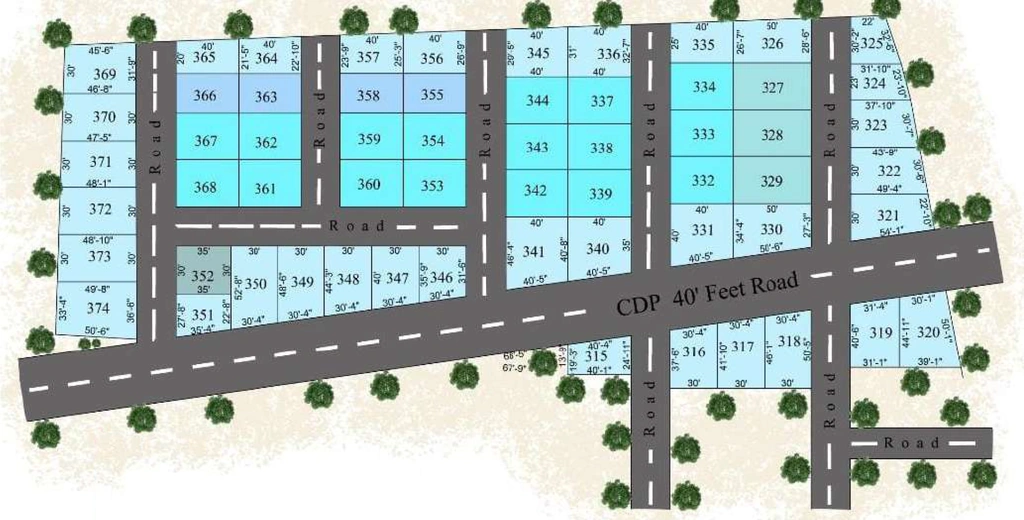 Master Plan of Sizzle East Coast Phase 3 in Budigere Road, Bangalore - Image 334967
