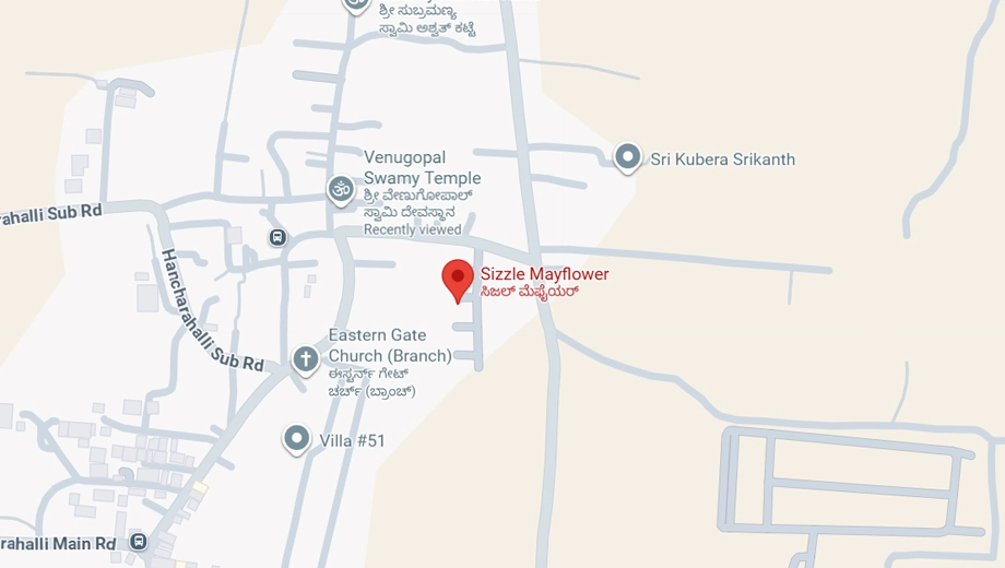 Location of Sizzle Mayflower in KR Puram, Bangalore - Image 331691
